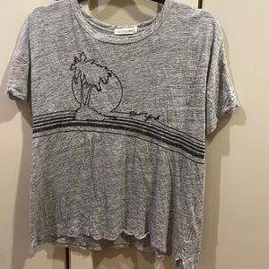 Designer Rag & Bone Jean gray top. Worn few times. Size S.